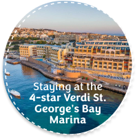 Staying at the 4-star Verdi St. George's Bay Marina