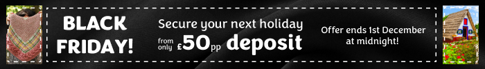 Black Friday! Secure your next holiday from only £50pp deposit Offer ends 1st December 2025 at midnight